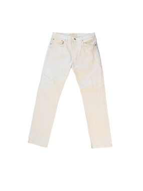Jeanerica Slim Leg White Denim Jeans
